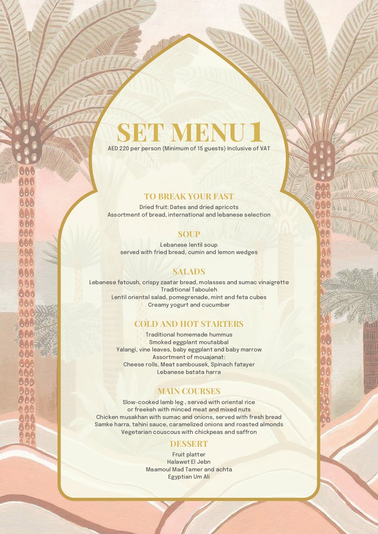 Ramadan Menu I by Cateriya