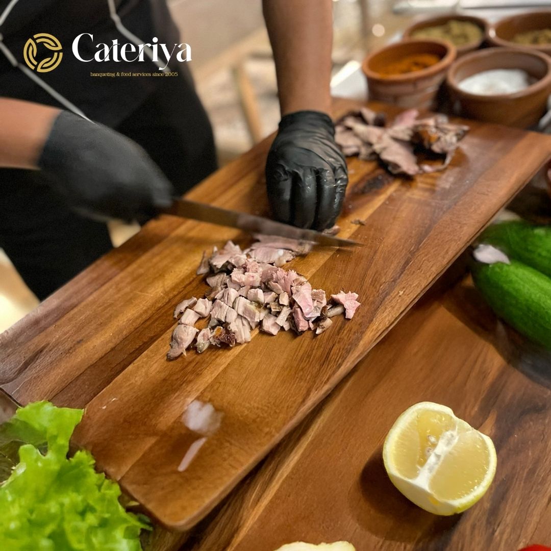 Live Oriental BBQ Station by Cateriya