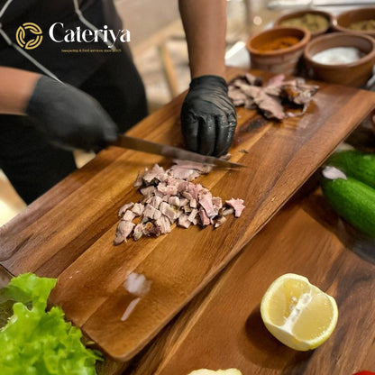 Live Oriental BBQ Station by Cateriya