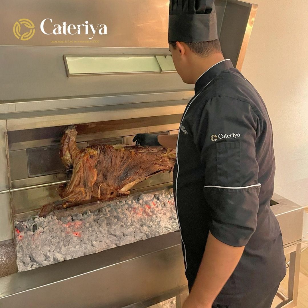 Live Oriental BBQ Station by Cateriya