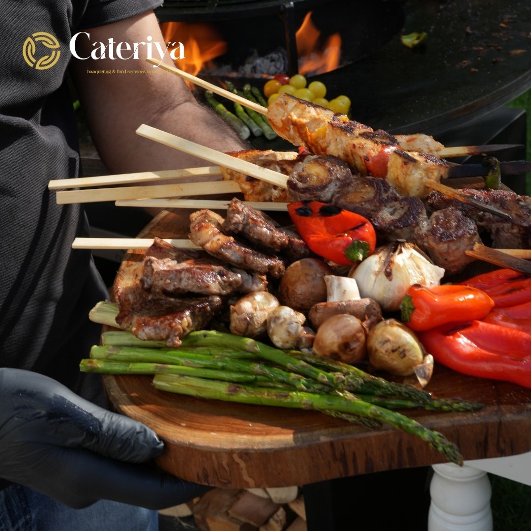 Live Oriental BBQ Station by Cateriya